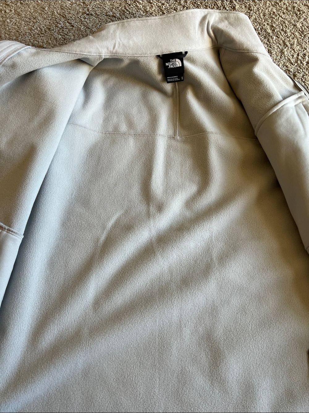 Men’s The North Face Apex Bionic Jacket light gray Size M - Picture 8 of 8